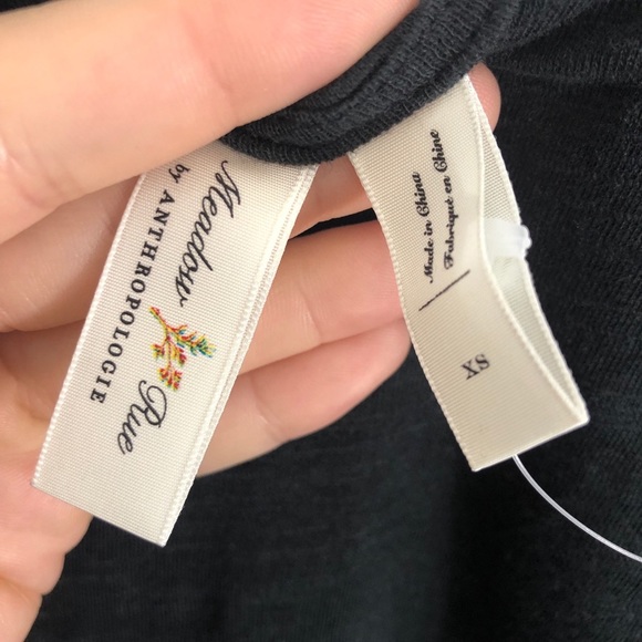 MEADOW Rue | Black Cutout Shirt XS - Picture 6 of 8